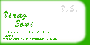 virag somi business card